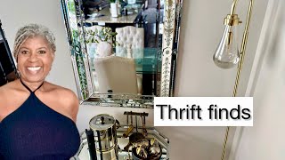 THRIFTED HOME DECOR | HOW I STYLED MY THRIFT FINDS | HOME TOUR #thriftfinds