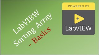 LabVIEW Sorting Arrays - Basics