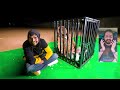 24 hours in mini jail challenge 24 घंटे इस पिंजरे से बाहर नहीं आ सकता will i survive