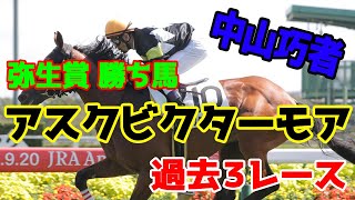 アスクビクターモア 過去3レース【皐月賞参考】