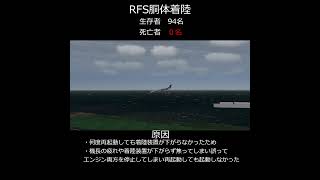 RFS胴体着陸(この動画はフィクションです)　#shorts