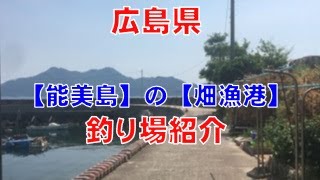 【能美島】の【畑漁港】（広島県江田島市） の釣り場紹介