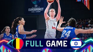 Belgium v Israel | Full Basketball Game | FIBA Women's EuroBasket 2023