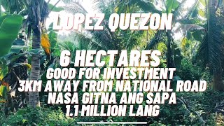 VLOG 88/ LOPEZ QUEZON/ GOOD FOR INVESTMENT NA PROPERTY MAY SOURCE OF WATER/ 1.1 MILLION PESOS LANG!!