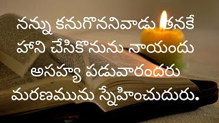 సామెతలు 8 / SAAMETHALU | PROVERBS 8 IN TELUGU | MIGHTY WARRIOR OF GOD | TELUGU AUDIO BIBLE