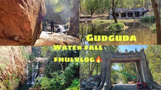 GUDGUDA WATERFALL OF KUCHINDA,SAMBALPUR💦 ll 16 km STRUGGLE ON BIKE(Fhull vlog)🔥🔥