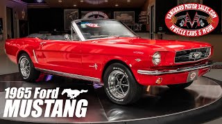 1965 Ford Mustang Convertible For Sale Vanguard Motor Sales #4715