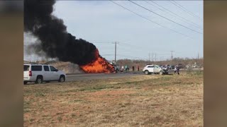 Driver hospitalized in Wylie bus crash expected to survive
