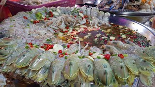 ทะเลดอง ปู กั้งดองโคตรน่ากิน #เจ้อ้อยปูไข่ดองตลาดเก่าเยาวราช Seafood Streetfood Chinatown Bkk Thai