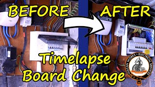 Watch This Time Lapse Of Me Changing A Consumer Unit (fuse Board)!