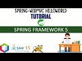 Spring Framework 5 webmvc Helloworld Tutorial | Step by Step using Netbeans IDE