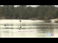 Surfers ride naturally occuring waves in River severn