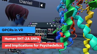 GPCRs in VR: Human 5HT-2A SNPs & pharmacological signaling alterations of classic psychedelics
