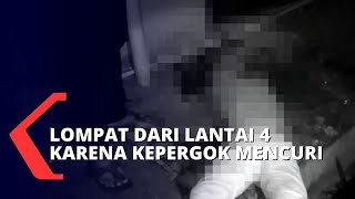 Kepergok Mencuri! Seorang Pria Nekat Lompat dari Lantai 4 Rusun Pondok Bambu