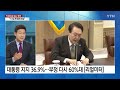 뉴스라이브 尹 지지율 소폭 하락해... 부정 다시 60%대 ytn