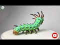 sculpting a caterpillar the hickory horned devil – citheronia regalis @lifeofclay