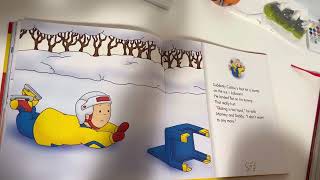 Caillou,story book, part 5,learn to skate