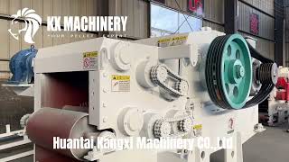 Heavy-Duty Wood Chipper for Efficient Wood Waste Processing and Biomass Production