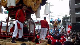 金栄･江口太鼓台 一宮神社前 2013/10/18 ２