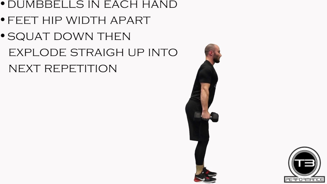 Db Jump Squat Youtube
