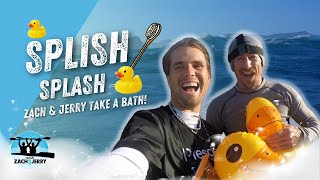 🐤Splish Splash, Zach \u0026 Jerry take a bath!🛁🪥