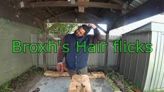 Broxh's hair flicks and haircare Video