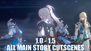 HSR All Cinematic Cutscenes 1.0-1.5 (Honkai Star Rail)