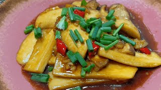 【Multi Sub】酱汁杏鲍菇，这样做的杏鲍菇，我可以多吃3碗饭！How To Make Sauced King Oyster Mushrooms