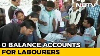 Bank Camps Come Up In Jaipur As Workers Get Ready For Pay Day