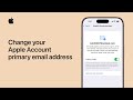 How to change your Apple Account primary email address on your iPhone or iPad | Apple Support