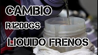 Cambio liquido Frenos Delanteros BMW R1200 (parte 1)