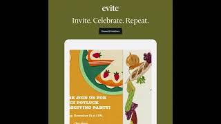 Thanksgiving \u0026 Friendsgiving Invitations by Evite®