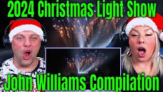 Reaction To 2024 Christmas Light Show - John Williams Compilation | THE WOLF HUNTERZ REACTIONS