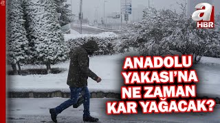 İki yakada farklı görüntü! Anadolu Yakası'na ne zaman kar yağacak? | A Haber