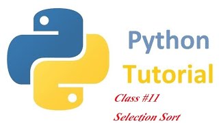 Python Tutorial#11 Selection Sort Algorithm in Tamil