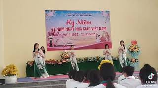 múa cô tuyệt vời nhất kỷ niệm ngày nhà giáo Việt Nam.