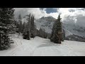 eagle creek run sunshine village banff 25 march 2023