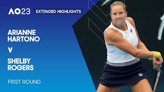 Arianne Hartono v Shelby Rogers Extended Highlights | Australian Open 2023 First Round