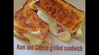 Ultimate ham and cheese grilled sandwich