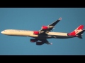 Virgin Atlantic Airways Airbus A340-600 London Heathrow Approach/Landing