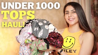 *HUGE* Under 1000 TOPS HAUL! | Affordable Myntra Tops