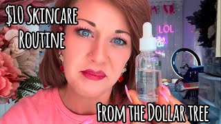 $10 Skincare routine from the Dollar Tree