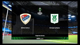 ⚽  Borac Banja Luka   vs Olimpija Ljubljana    ⚽ | UEFA Conference League  (02/13/2025) | PES 2025