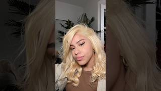 How does it look? Is blonde my color? #wigs #wiginstall #wigreview #bronx #fyp