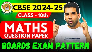 Board Exams Pattern Class 10 Maths || Chapter wise weightage | #cbse #class10