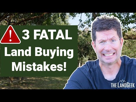 3 Fatal Mistakes in Buying Land 3 Fatal Mistakes in Buying Land