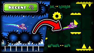 I Decorated RECENT Levels in Geometry Dash! (Challenge)