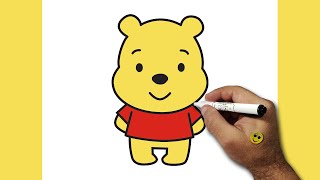 How to Draw Winnie the Pooh Disney Cuties