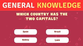 Only 1 Can Answer All 30 Questions Correctly General Knowledge Quiz