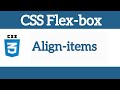 Flex-box align-items layout tutorial || HTML and CSS || #youtube #video